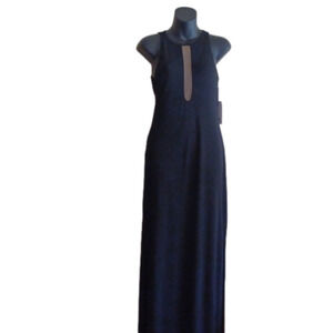 BAILY  NWT black Maxi dress.Size small.  Achilles style.  Slits at bottom..CLASS